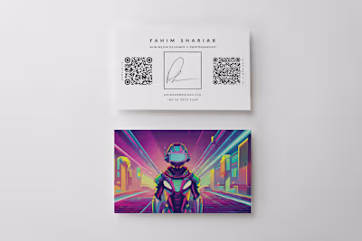 Augmented Reality Business Card Design