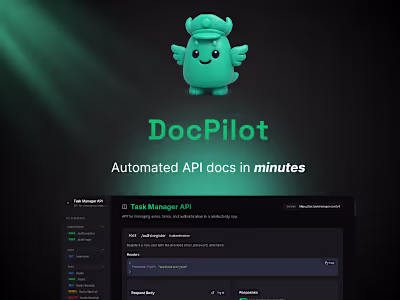 DocPilot - Interactive API docs in minutes