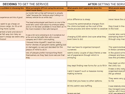 Voice of customer research