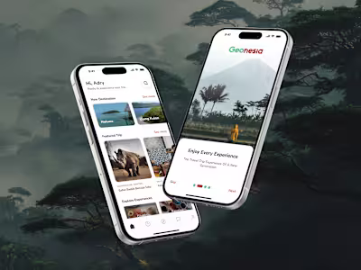Geonesia - Tour & Travel Mobile App