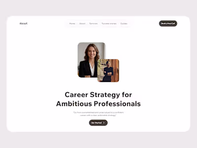 🚀 Just wrapped up a clean and modern landing page design fo...