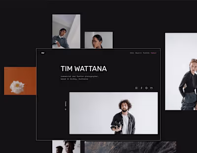 Portfolio design concept
