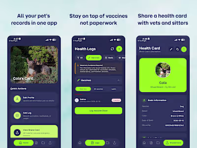 PetCard v2 – All your pet’s records in one app PetCard keeps...