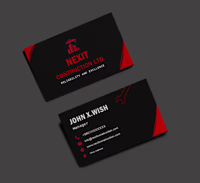 Modern Business Card Design for StarTimes