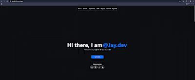 I built my personal portfolio to showcase my projects, skill...