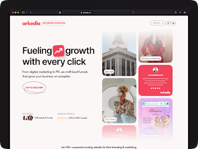 Arkedia Strategic Brand Website Design