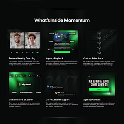 Momentum- A Marketing Agency Website Design and Development