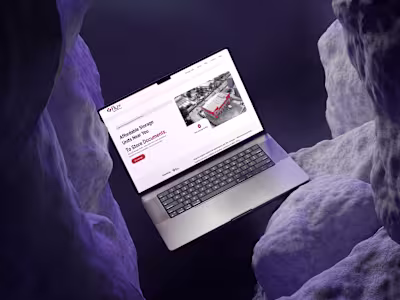 Website design for  Fluxself storage Logistics"