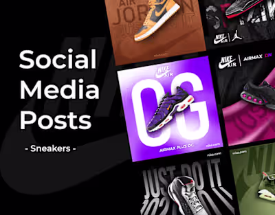 Social Media Posts for Nike Sneakers :: Behance