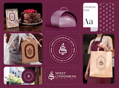 Logo and Brand Design for Sweet Confessions Cakes