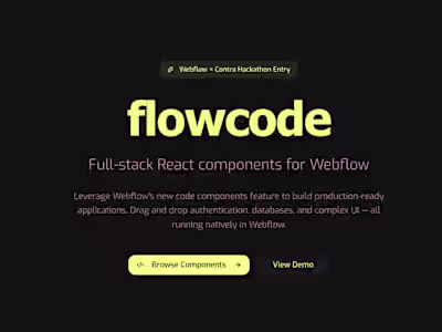 For the #WebflowChallenge, I didn’t build a beautiful site. ...