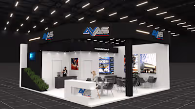 AVAS Metal – Exhibition Booth Design 72m² Metal Expo