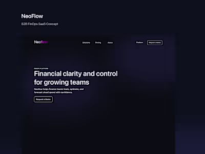 NeoFlow — B2B FinOps SaaS