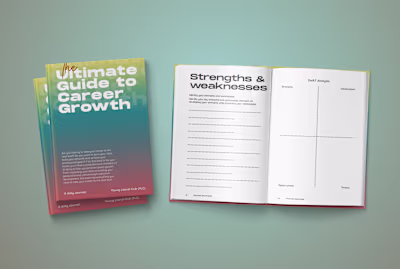 Gradient Self-help book design; Cover and interior