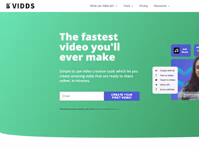 Vidds.co - Video and Graphics Design Platform