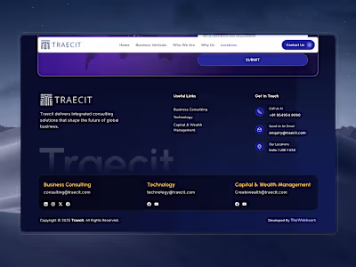 Dive into modern, unique footer designs.