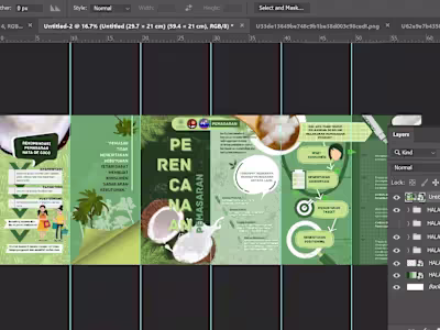 Leaflet Design: NATA DE COCO