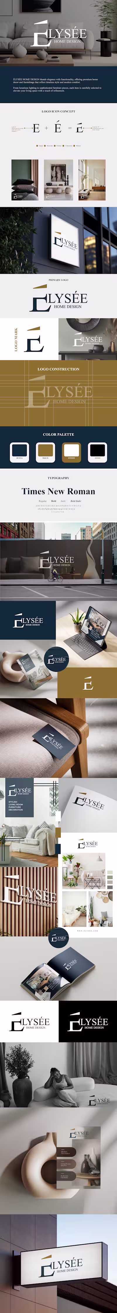 Élysée Home design Full Branding