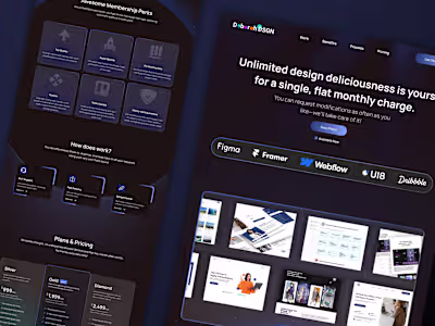Design Agency Website UI UX Design 