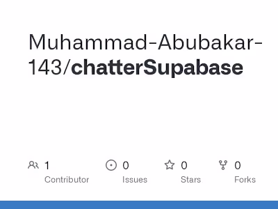 Chatter- MERN Stack chat Application