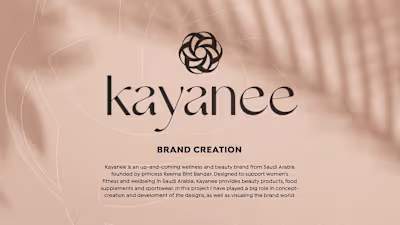 Kayanee - Brand Creation