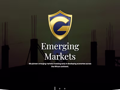 Gullít - A landing page for VC company portfolio