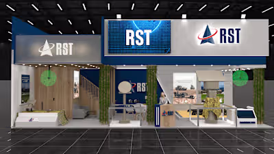 RST Technology – Exhibition Booth Design 60m² IDEF 2025