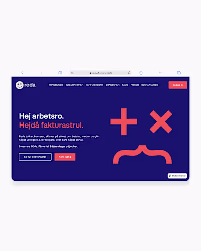 New project live 🚀 Designed and developed in Framer with a ...