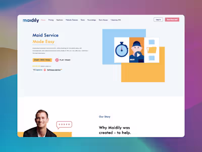 Top Rated Cleaning Business Scheduling Software | Maidily