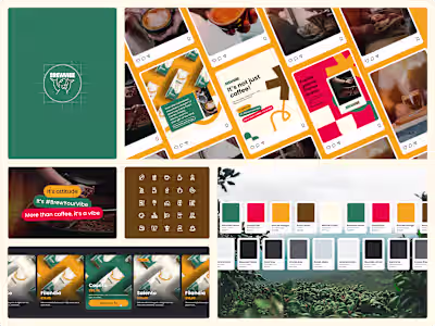 BREWVIBE Visual Identity Design