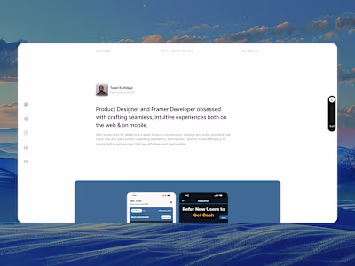Personal Portfolio Website Design