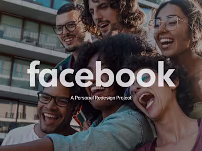 Facebook - Mobile app redesign