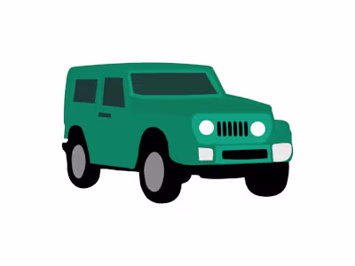 Modern Jeep Car Logo Template #312429 - TemplateMonster