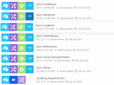 Webflow and Airtable Data Sync Automation