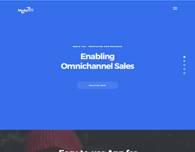 One Page Website Redesign - MediaTag :: Behance