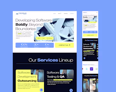 Tremium Software - Branding & UI/UX Design