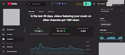 High-Impact YouTube Analytics: 15.6M Views in a Month