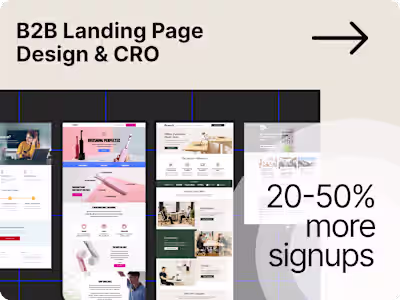 B2B Landing Page Design & CRO