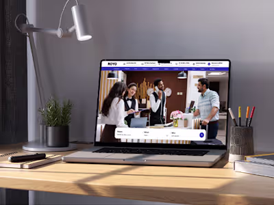 Royo- Hotel Website Design