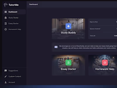 UX Design for AI Tutoring App: Creating a Personalized Learning 