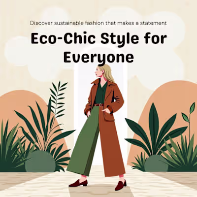 Social Media Graphic | Eco Chic Style for Everyone 