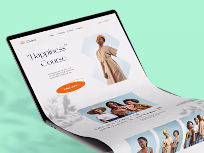 WordPress landing page