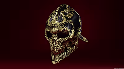 Ornamental Helmet - Game Ready Model