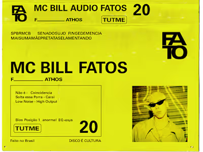 Music Cover and Music Video Design - MC Bill