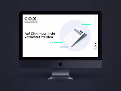 C.O.X. Steuerberatung UI Upgrade