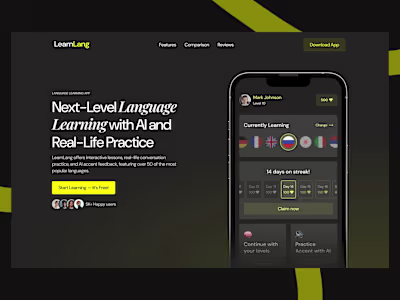 LearnLang - Language Learning Platform