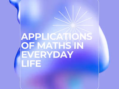 APPLICATIONS OF MATHS IN EVERYDAY LIFE