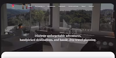 Recently completed a Travel Agency