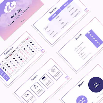 K-Pop startup pitch deck