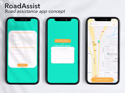 Roadside Assistance App Concept